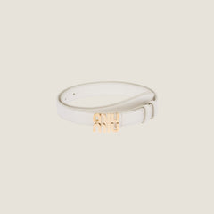 MIU MIU Logo Leather Belt | 繆繆 皮帶 (2CM/多色)