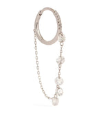 PERSEE White Gold and Diamond Danae Single Earring | 白金鑽石單耳環 (白金款)