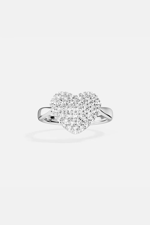 APM MONACO A23918OX XL Heart Ring | 加大愛心戒指 (銀色) - LondonKelly 英國名牌代購