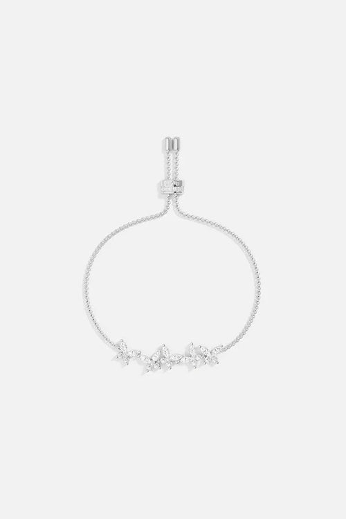 APM MONACO AB4536OX Butterflies Adjustable Bracelet | 多蝴蝶可調手鍊 (銀色） - LondonKelly 英國名牌代購