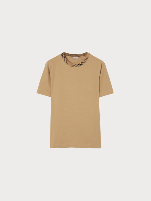 BURBERRY (M) Check Trim Cotton T-shirt(3 Colors) - LONDONKELLY 英國名牌代購