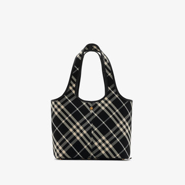 BURBERRY Small Check Tote Black | 博柏利 手提袋 (細袋/黑色) - LondonKelly 英國名牌代購