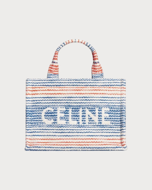 CELINE Cabas Thais Multicolor Textile & Calfskin(Small/Many) - LONDONKELLY 英國名牌代購