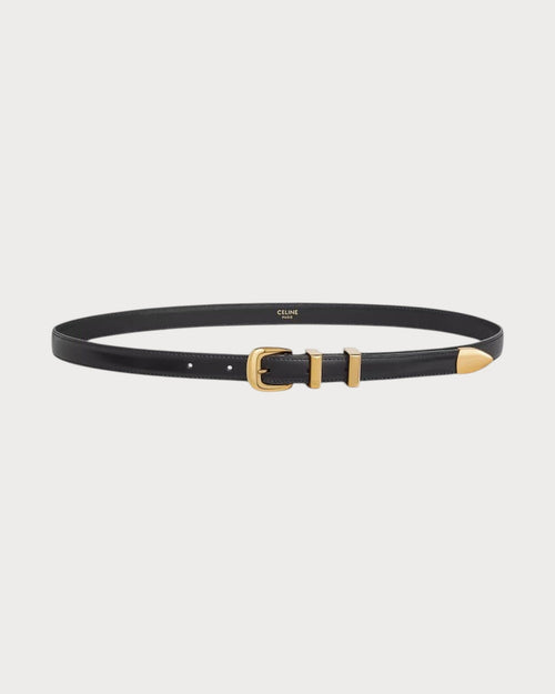 CELINE Small 18MM Western Belt in Taurillon Leather | 賽琳 小型皮帶 (多色) - LondonKelly 英國名牌代購
