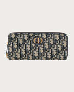 CHRISTIAN DIOR 30 Montaigne Voyageur Slim Wallet | 迪奧 長銀包 (藍色老花) - LONDONKELLY 英國名牌代購