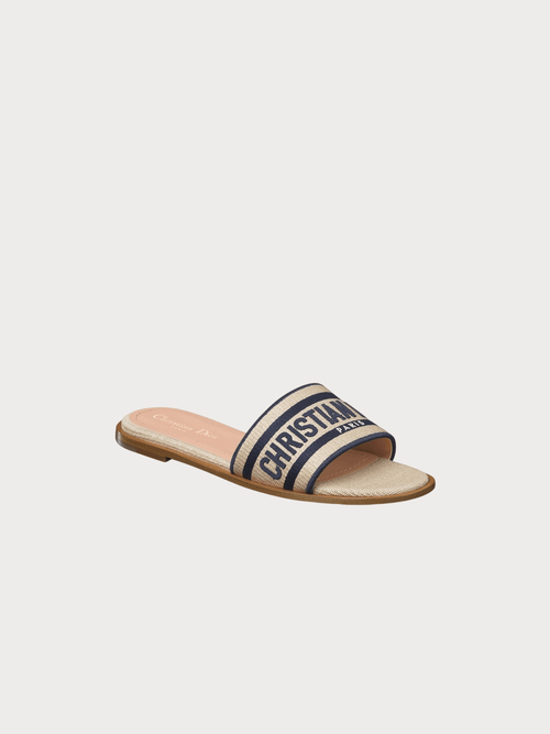 CHRISTIAN DIOR Dway Slide Natural Raffia(2 Colors) - LONDONKELLY 英國名牌代購