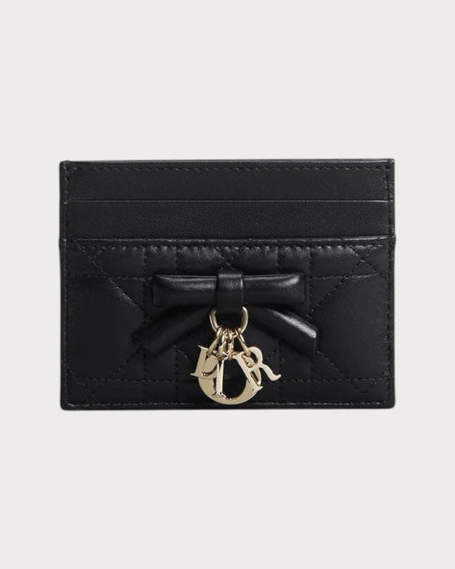 CHRISTIAN DIOR Lady Dior Freesia Card Holder | 迪奧 蝴蝶結卡套 (多色) - LONDONKELLY 英國名牌代購
