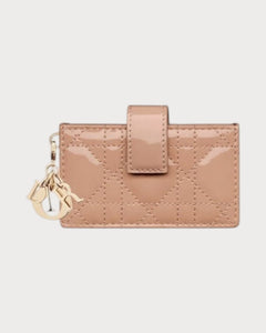 CHRISTIAN DIOR Lady Dior Jasmine Card Holder Calfskin | 迪奧 卡套銀包 (多色) - LONDONKELLY 英國名牌代購