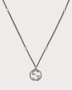 GUCCI Gucci Interlocking Necklace | 古馳 頸鏈 (銀色) - LONDONKELLY 英國名牌代購