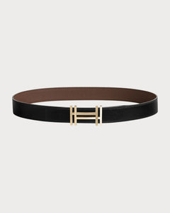 HERMES Men's H Au Carre Belt Buckle & Reversible Leather Strap | 愛馬仕 男仕雙面皮帶 (32MM/ 多色) - LONDONKELLY 英國名牌代購