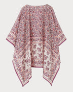 LORO PIANA Daniela Poncho | 流蘇斗篷披肩 (粉色) - LONDONKELLY 英國名牌代購