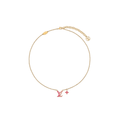 LOUIS VUITTON M01215 LV Iconic Enamel Necklace | 路易威登 頸鏈 (Fuchsia)