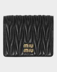 MIU MIU Matelasse Nappa Leather Wallet | 繆繆 銀包 (多色) - LONDONKELLY 英國名牌代購