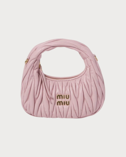 MIU MIU Wander Matelasse Nappa Leather Hobo Mini - Bag | 繆繆 迷你手袋 (多色) - LONDONKELLY 英國名牌代購