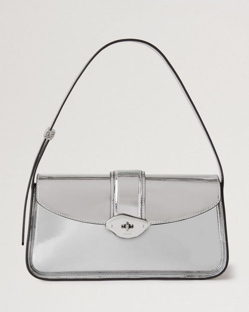MULBERRY Small Lana Shoulder Bag | 手袋 (銀色) - LondonKelly 英國名牌代購