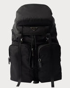 PRADA 2VZ019 Men's Re - Nylon and Saffiano Leather Backpack Black | 普拉達 男仕背囊 (黑色) - LONDONKELLY 英國名牌代購