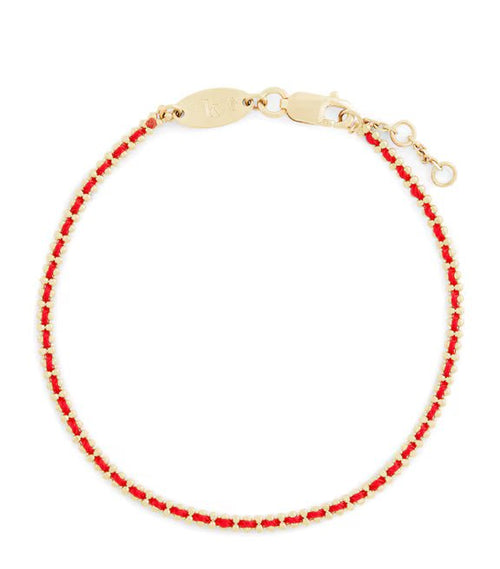 REDLINE Yellow Gold Aurore Bracelet | 紅繩 手鏈 (多色) - LondonKelly 英國名牌代購