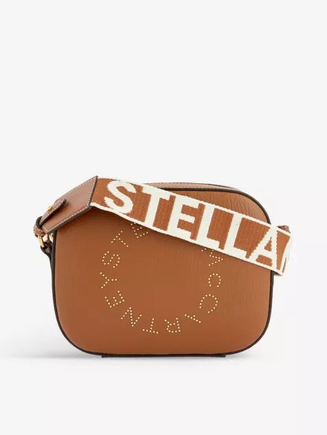 STELLA MCCARTNEY Brand - Embellished Faux - Leather Cross - Body Bag | 斜咩袋 (啡色) - LondonKelly 英國名牌代購
