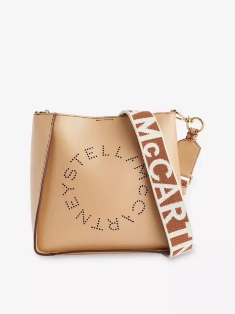 STELLA MCCARTNEY Circle Faux - Leather Cross - Body Bag | 斜咩袋 (米色) - LondonKelly 英國名牌代購