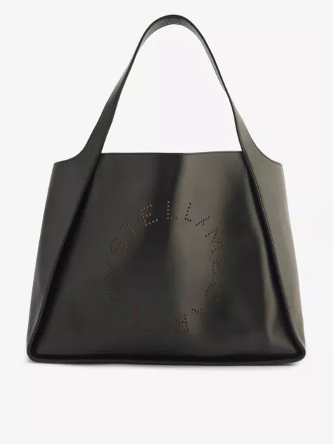STELLA MCCARTNEY Circle Faux - Leather Tote Bag | 手提袋 (黑色) - LondonKelly 英國名牌代購