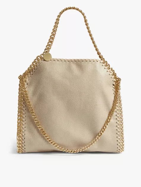 STELLA MCCARTNEY Falabella Shaggy Deer Mini Tote Bag | 手提袋 (米色) - LondonKelly 英國名牌代購