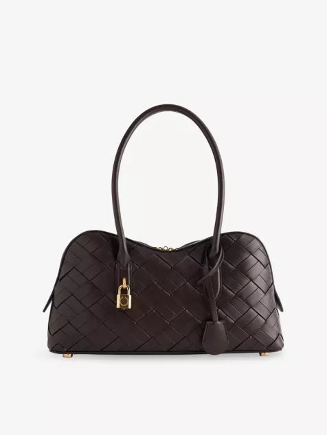 STELLA MCCARTNEY Ryder Woven Shoulder Bag | 手袋 (深啡色) - LondonKelly 英國名牌代購