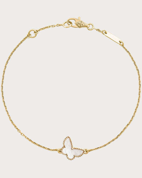 VAN CLEEF & ARPELS Sweet Butterflies Bracelet | 梵克雅寶 蝴蝶手鏈 (黃金) - LONDONKELLY 英國名牌代購
