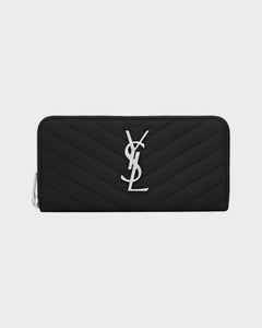 YSL SAINT LAURENT Cassandre Matelasse Zip Around Long Wallet | 聖羅蘭 長銀包 (多色) - LONDONKELLY 英國名牌代購