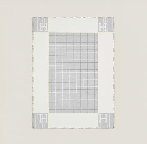 HERMES Avalon Cabriole Baby Blanket | 愛馬仕 毛毯 (灰色)
