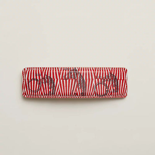 HERMES Manufacture de Boucleries Gil GM Hair Clip | 愛馬仕 髮夾 (Red)