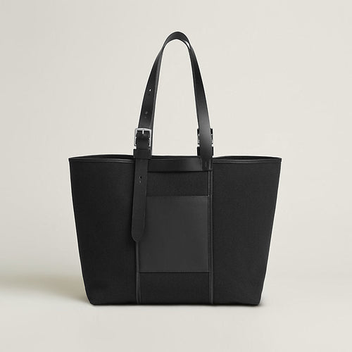 HERMES Men's Etriviere Pocket 35 Bag | 愛馬仕 男仕手袋 (Black)