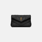 YSL SAINT LAURENT Puffer Small Pouch | 聖羅蘭 Pouch (黑色)